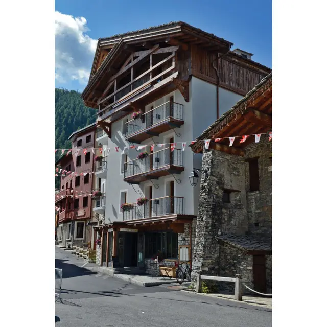 Devanture extérieure - Maison de Famille les 5 frères Val d'Isère