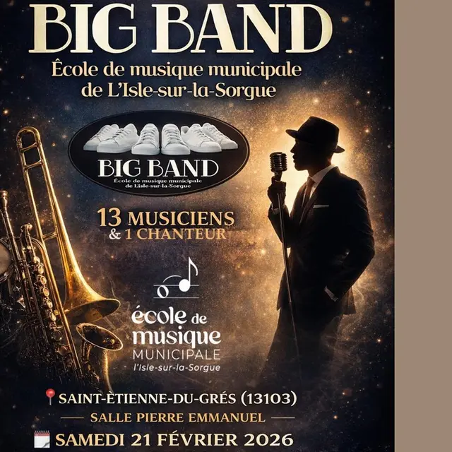 Concert Big Band - Soirée Jazz_Saint-Étienne-du-Grès