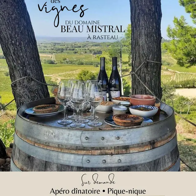 Apéritif dînatoire au coeur des vignes - Domaine Beau Mistral_Rasteau