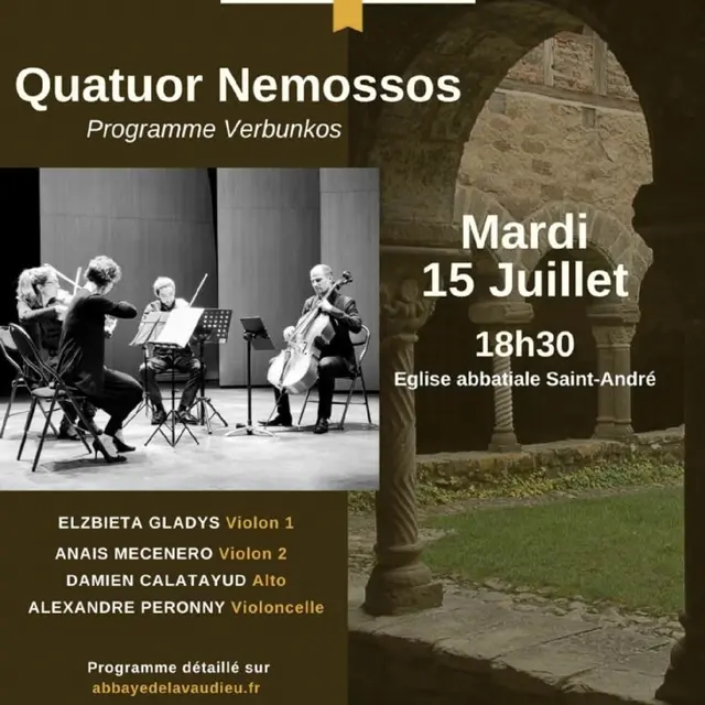 Quatuor NEMOSSOS_Lavaudieu