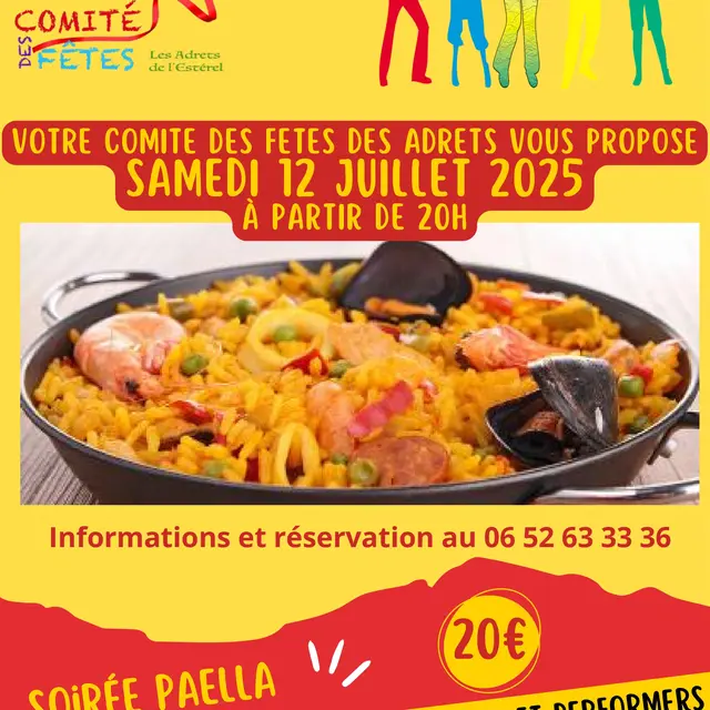 Soirée Paëlla_Les Adrets-de-l'Estérel