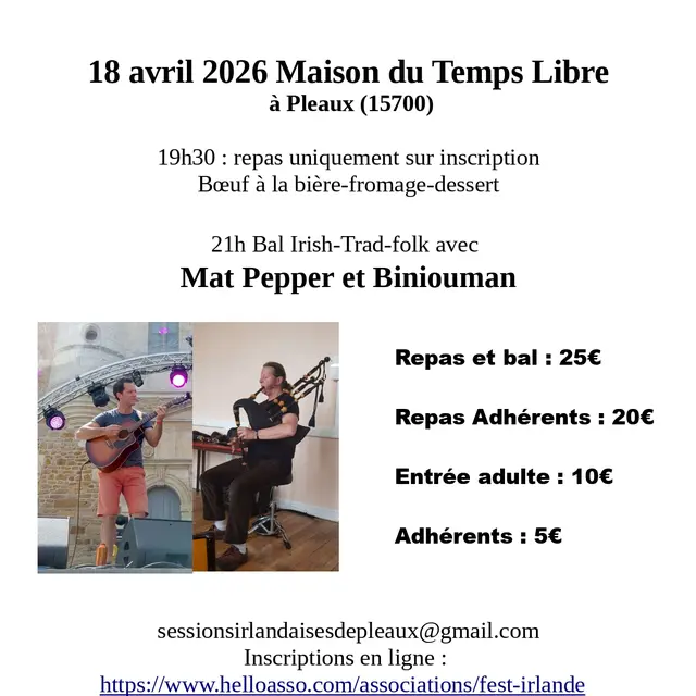 Fête de la Saint-Patrick_Pleaux