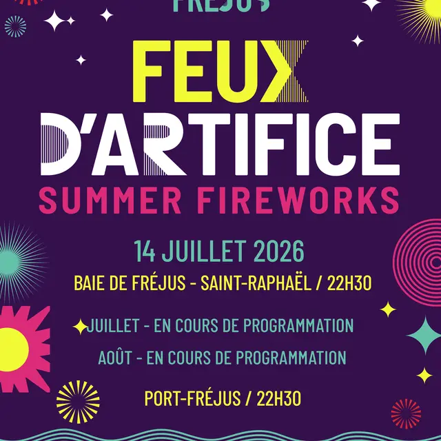 Feux d'artifice du 14 juillet Fréjus / Saint-Raphaël_Fréjus