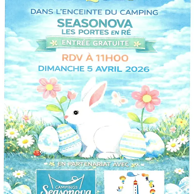 Chasse aux œufs de pâques_Les Portes-en-Ré