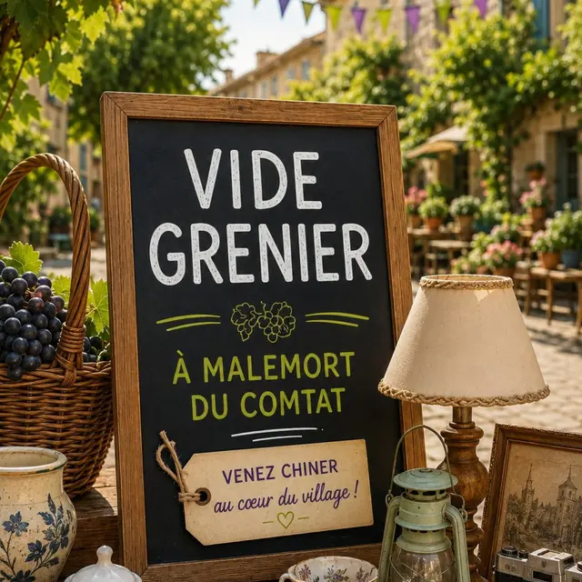 Vide-greniers de la Fête du Raisin Muscat AOP_Malemort-du-Comtat
