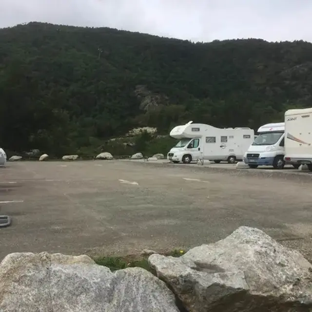 Aire de stationnement camping cars à Ax les Thermes