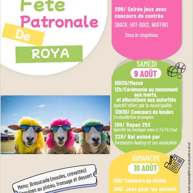 Fête patronale du hameau de Roya_Saint-Étienne-de-Tinée