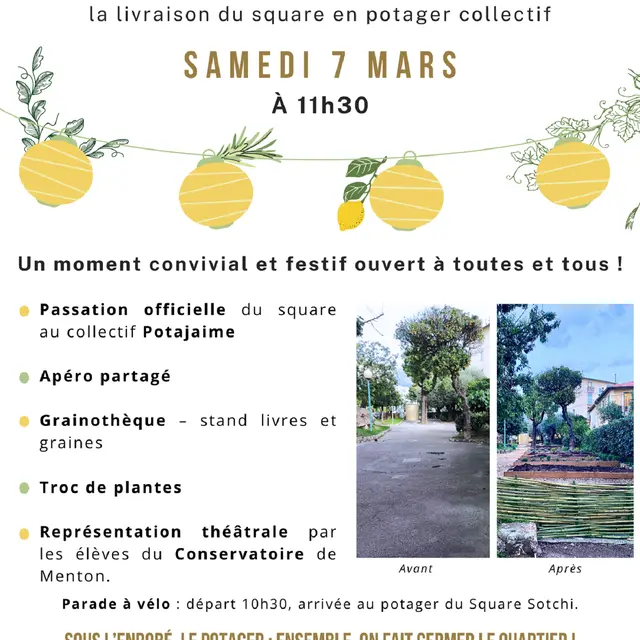 Inauguration du square Sotchi