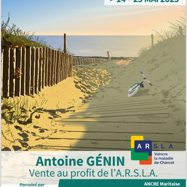 Exposition d'Antoine Génin à l'Ancre maritaise - Vente au profit de l'A.R.S..LA_Sainte-Marie-de-Ré