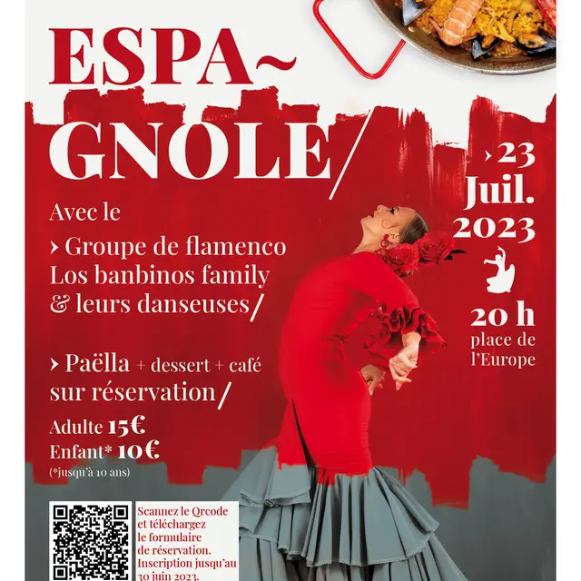Affiche Soirée espagnole