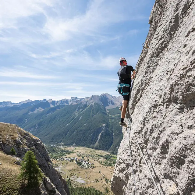 Via ferrata de Saint-Ours : La Tour d'Août, Val d'Oronaye