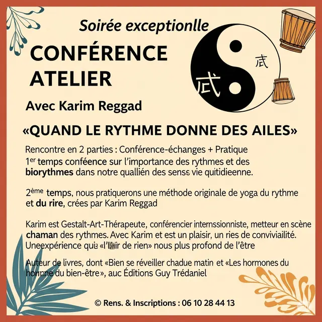 Conférence atelier - Quand le rythme donne des ailes_Villard-de-Lans