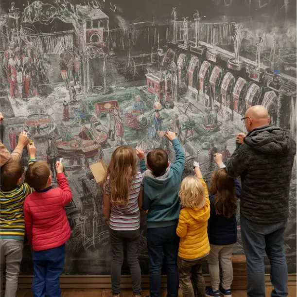 Fresque de l'École - Musée de l'École Publique_Ollioules