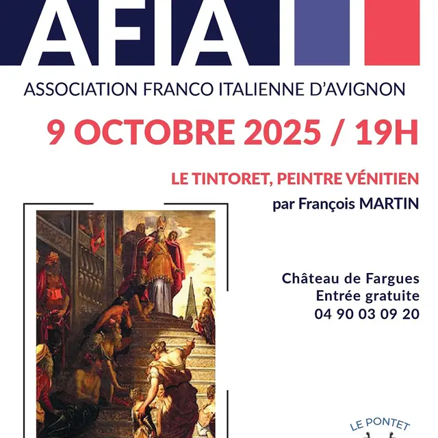 Conférence Le Tintoret, peintre vénitien_Le Pontet