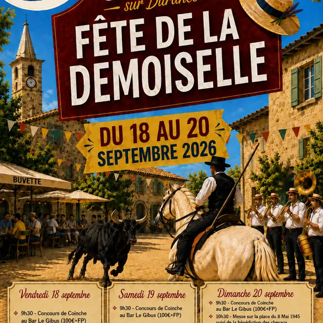 Fête de la Demoiselle_Caumont-sur-Durance