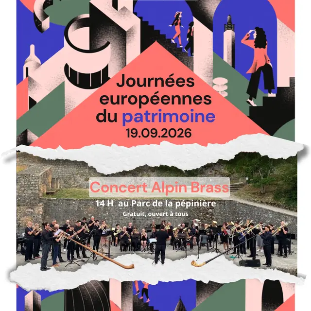journées européennes du patrimoine, concert alpin brass_Gap