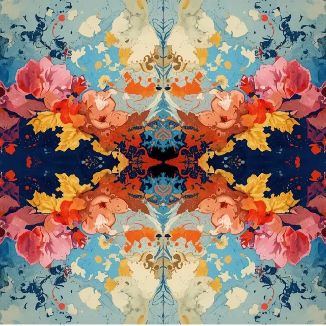 Peinture symétrique_La Giettaz