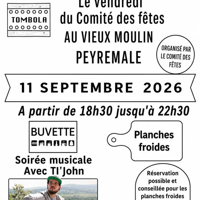 Le vendredi au Vieux Moulin - Peyremale_Chambon