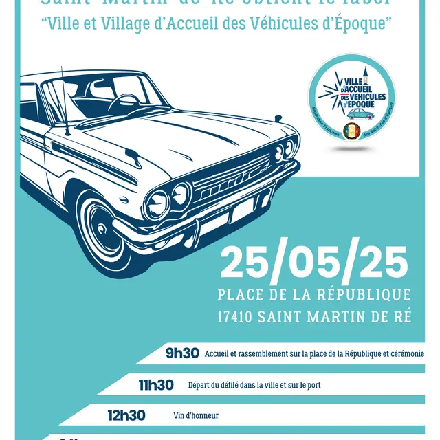 Exposition de véhicules_Saint-Martin-de-Ré