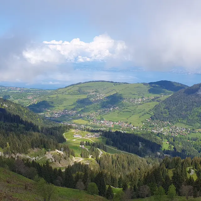 Bernex crête tête des fieux