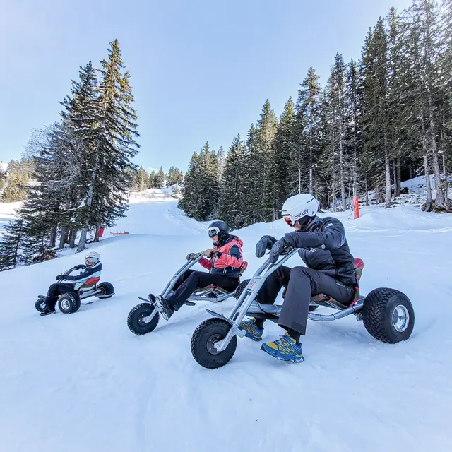 Mountain Kart en hiver_Flaine