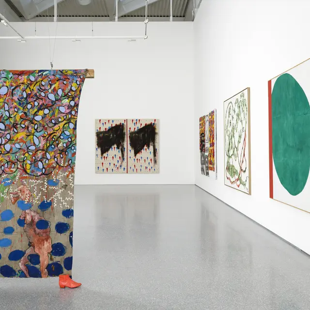 Vue de l'exposition Hors Format - Collections en chantier, MAMC+, 2024.