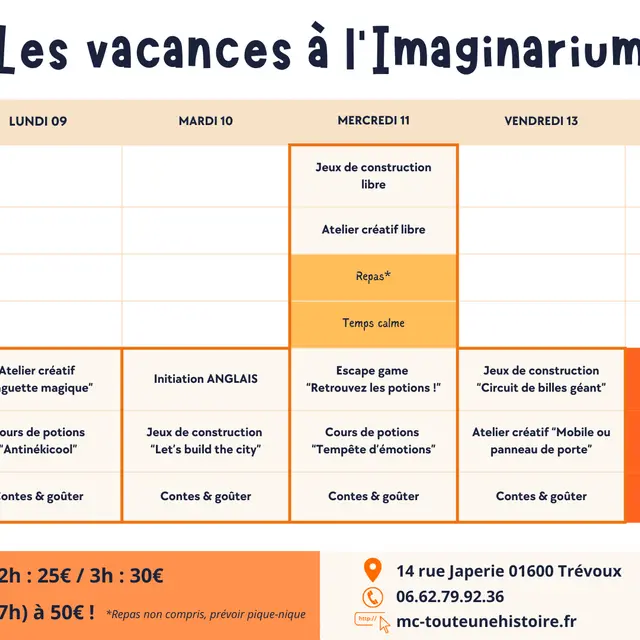 Les vacances à l'Imaginarium_Trévoux