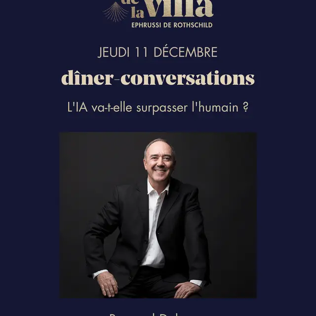 Les Jeudis de la Villa - Bernard Deloupy : L'IA va-t-elle surpasser l'humain ?_Saint-Jean-Cap-Ferrat
