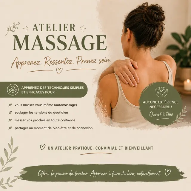 Atelier de massage & auto-massage avec Arnaud Quintaine - Festival Hygge_La Toussuire