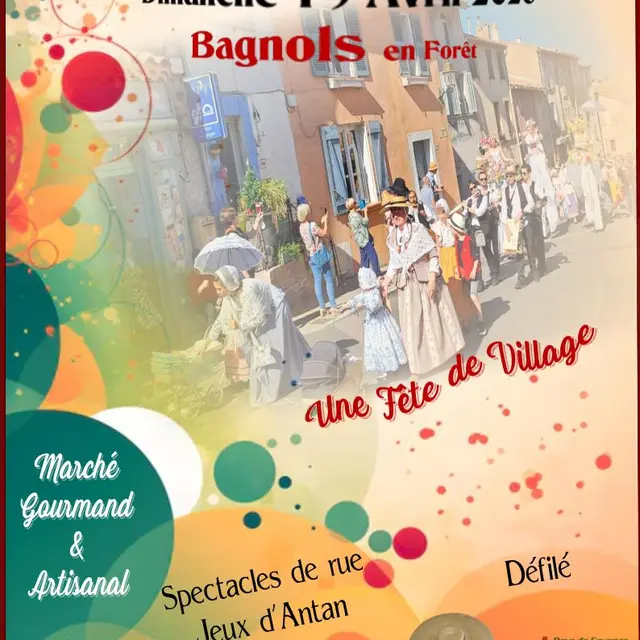 Affiche Marché d'Antan Bagnols-en-Forêt 2026