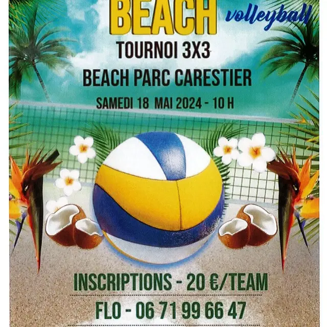 Beach volley-ball tournoi 3x3
