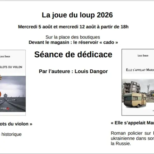 Séance de dédicace avec Louis Dangor à Réservoir Cado_La Joue du Loup