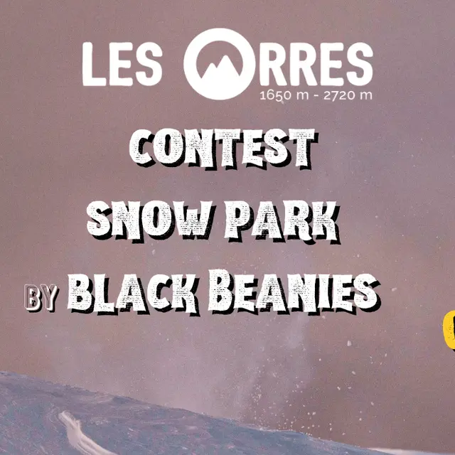 Contest Snowpark Les Orres by Black Beanies_Les Orres