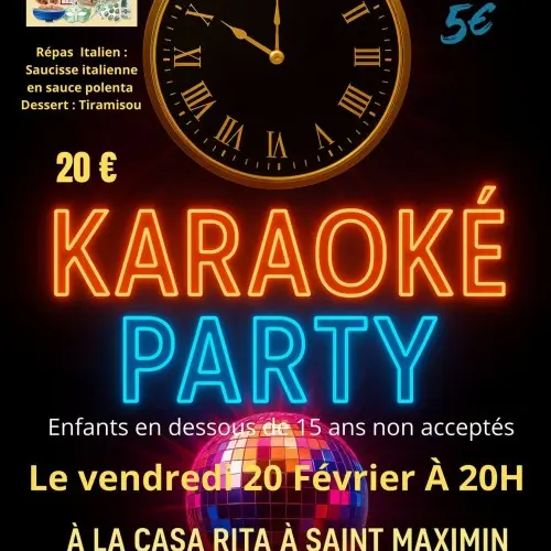 Karaoké party (enfants à partir de 15 ans)_Saint-Maximin-la-Sainte-Baume