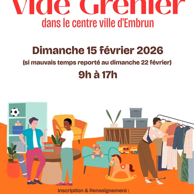 Vide grenier EMBRUN