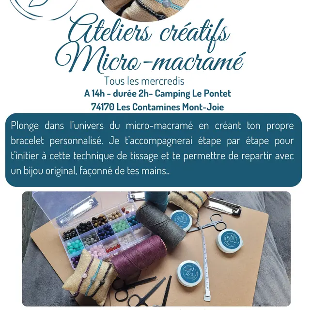 Atelier créatif micro-macramé_Les Contamines-Montjoie