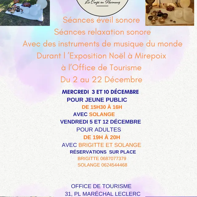 séances d'éveil et de relaxation sonore_Mirepoix