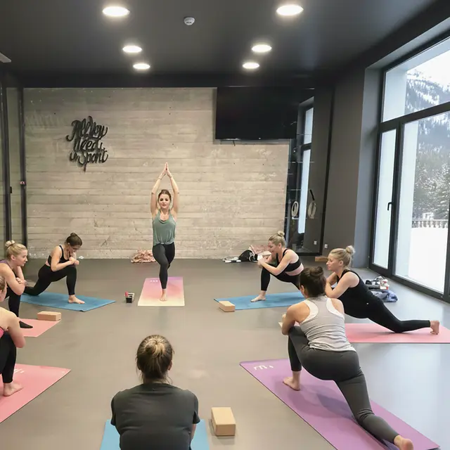 Sessions yoga du Totem_Flaine