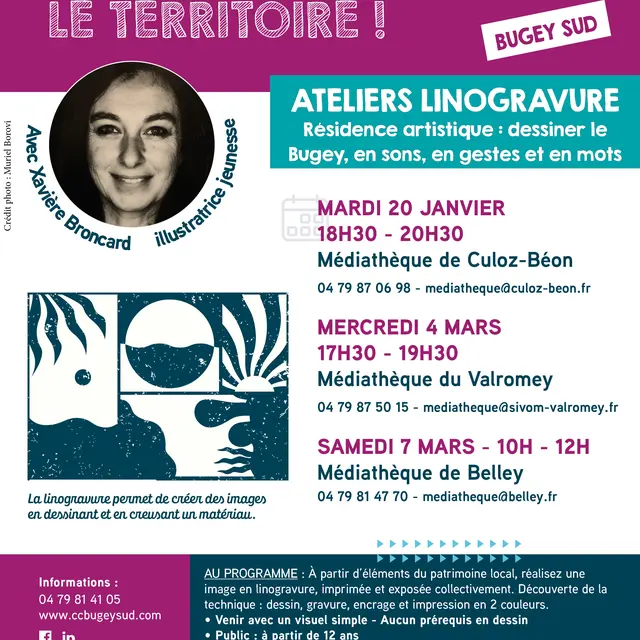 Linogravons le territoire ! Avec Xavière Broncard_Belley
