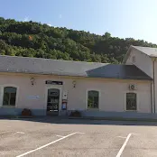 Gare Ax les Thermes - façade depuis parking