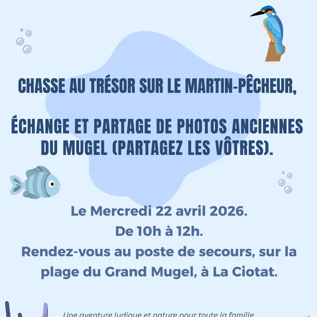 Chasse au trésor sur le martin pêcheur_La Ciotat