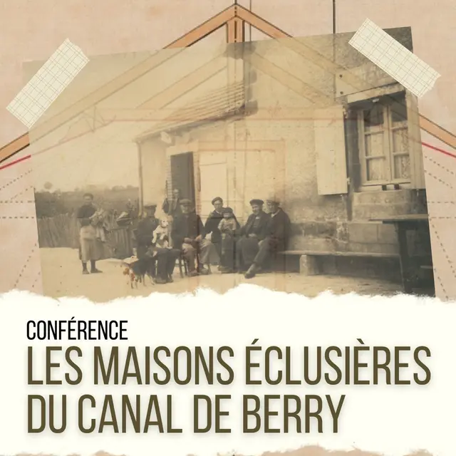 Affiche Conférence maisons éclusières