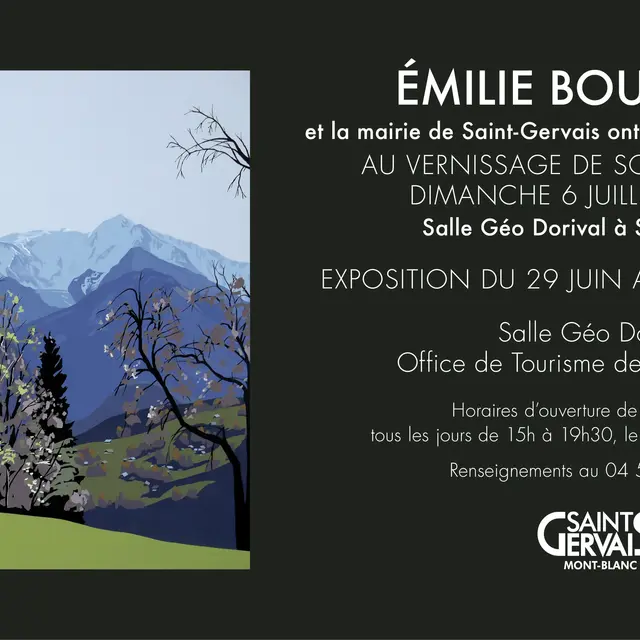 Vernissage de l'exposition - Emilie Bouchard_Saint-Gervais-les-Bains