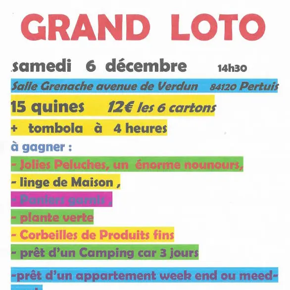 Grand loto AVF_Pertuis
