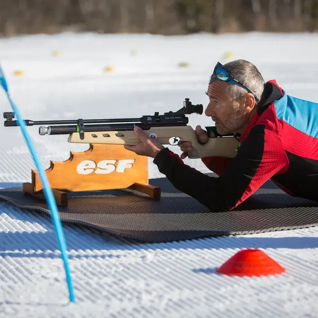Biathlon avec l'ESF_Vallouise-Pelvoux