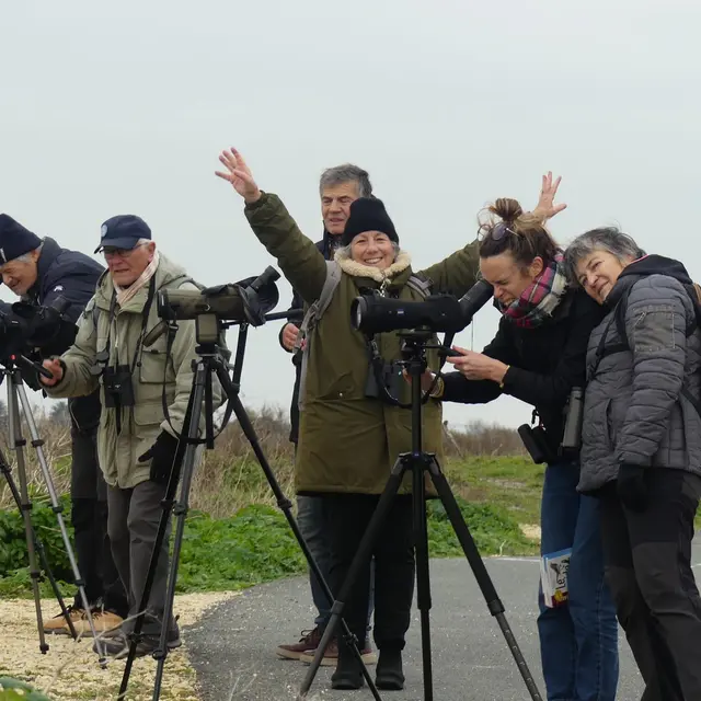 bénévoles en sortie nature