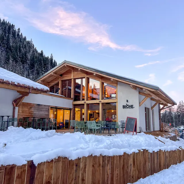 Restaurant Biche aux Contamines Montjoie
