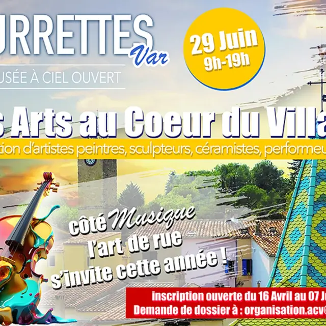 Les Arts au Cœur du village - 21 ème édition_Tourrettes