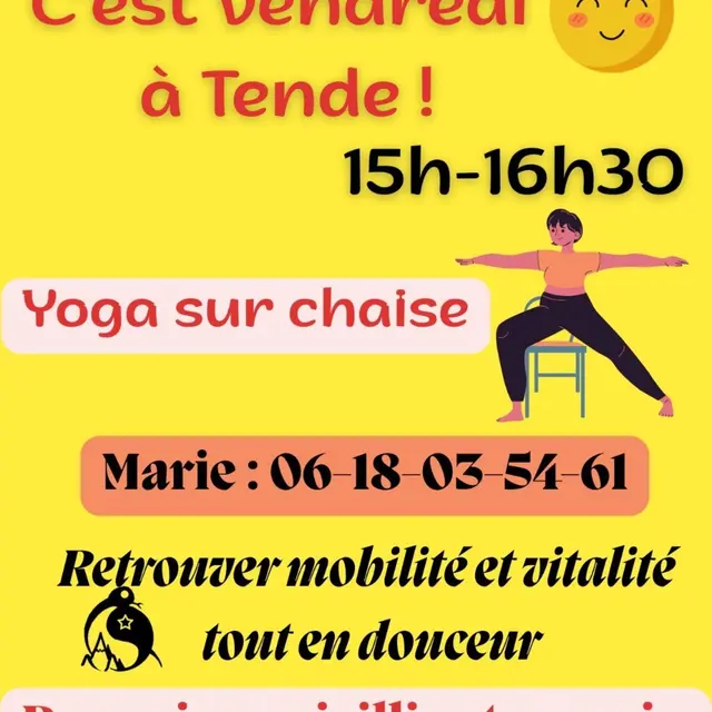 Yoga sur chaise_Tende