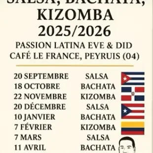 Stage Salsa/bachata/kizomba SBK_Peyruis